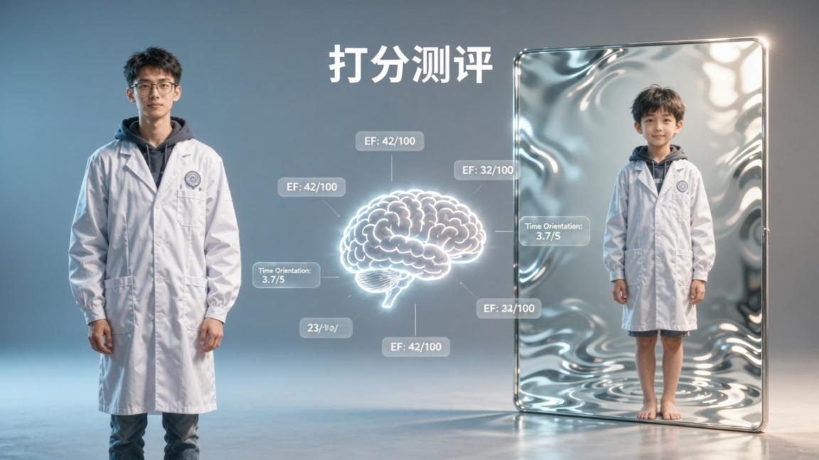 23岁研究生车祸后变小孩，直到用打分测评才发现真相