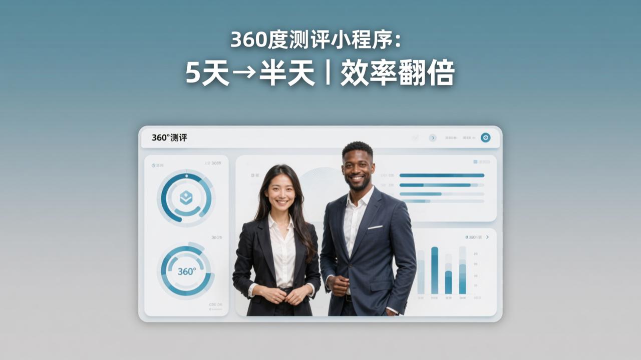 360度测评小程序：360度测评从5天缩到半天，打分测评效率翻倍