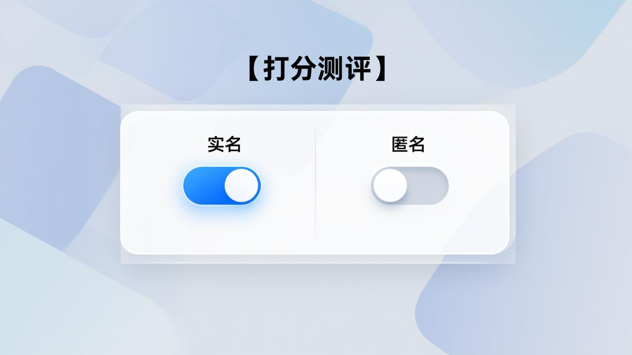 打分小程序怎么设置实名还是匿名？