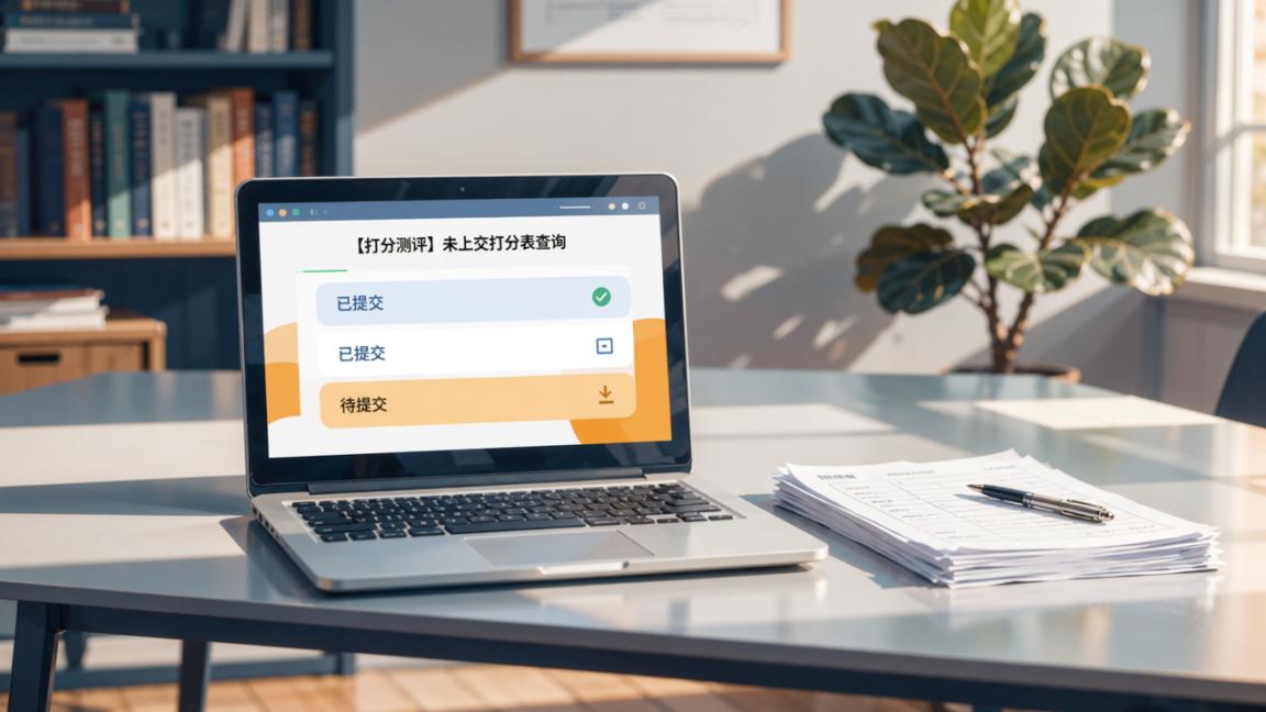 谁还没有交表？查看未上交打分表