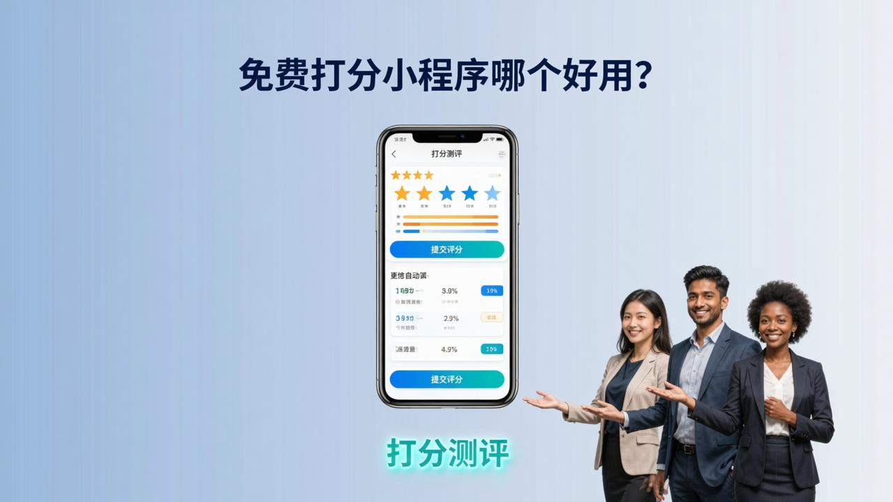 免费打分小程序哪个好用？「打分测评」免费版功能够用，不限次数