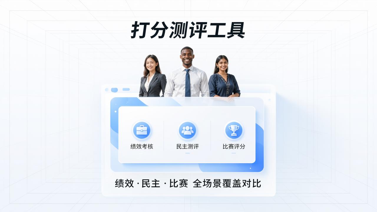 打分测评工具有哪些？绩效、民主测评、比赛评分场景全覆盖对比