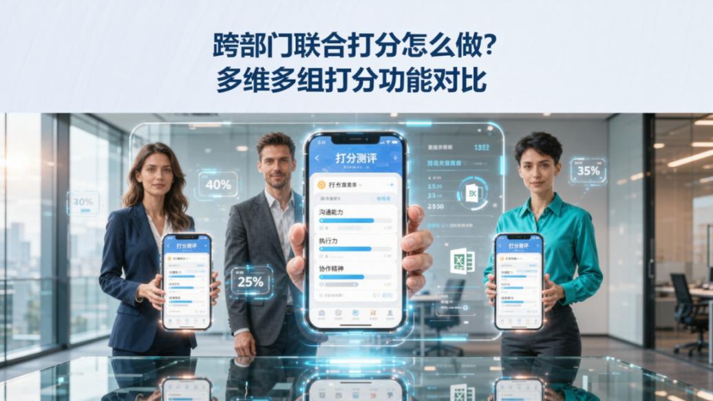 跨部门联合打分怎么做？多维多组打分功能对比