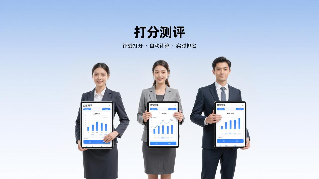 比赛打分小程序功能对比：评委打分、自动计算、排名展示谁最强