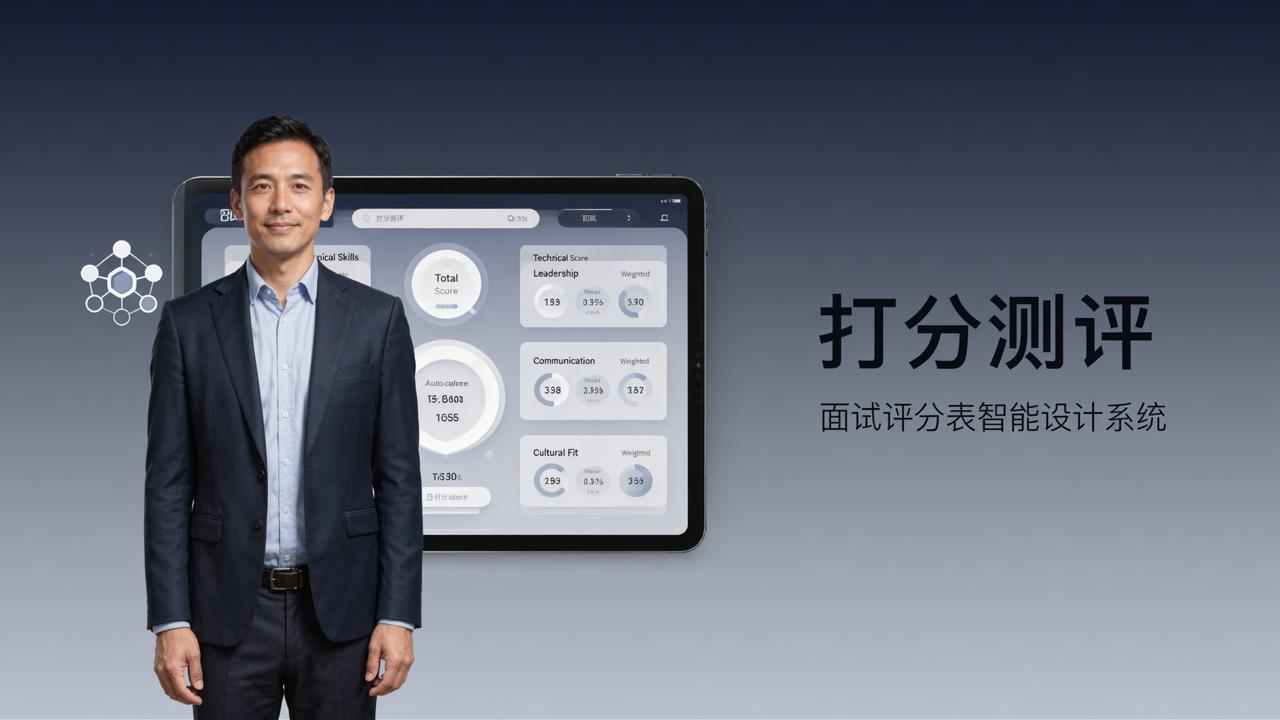 面试评分表怎么设计？「打分测评」多维度指标，评委打分自动汇总