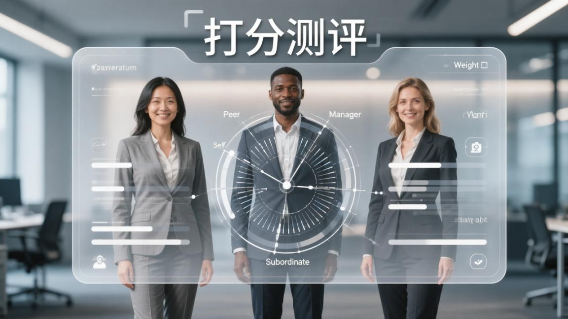 360度考核评分表怎么做？打分测评，多维打分自动汇总
