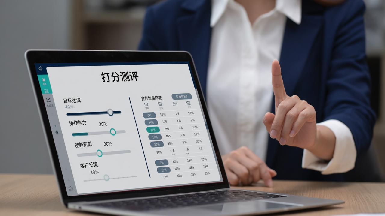 绩效考核打分怎么做更公平？「打分测评」多维打分权重设置，自动汇总排名