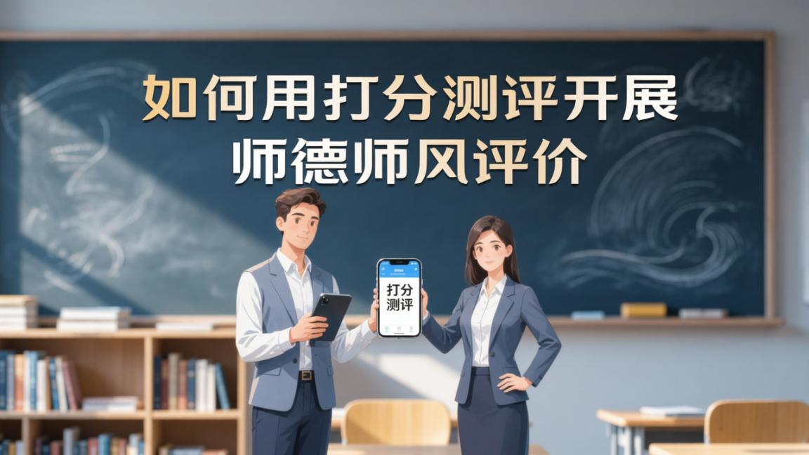如何用打分测评开展师德师风评价：打分测评，匿名互评扫码即打结果秒出