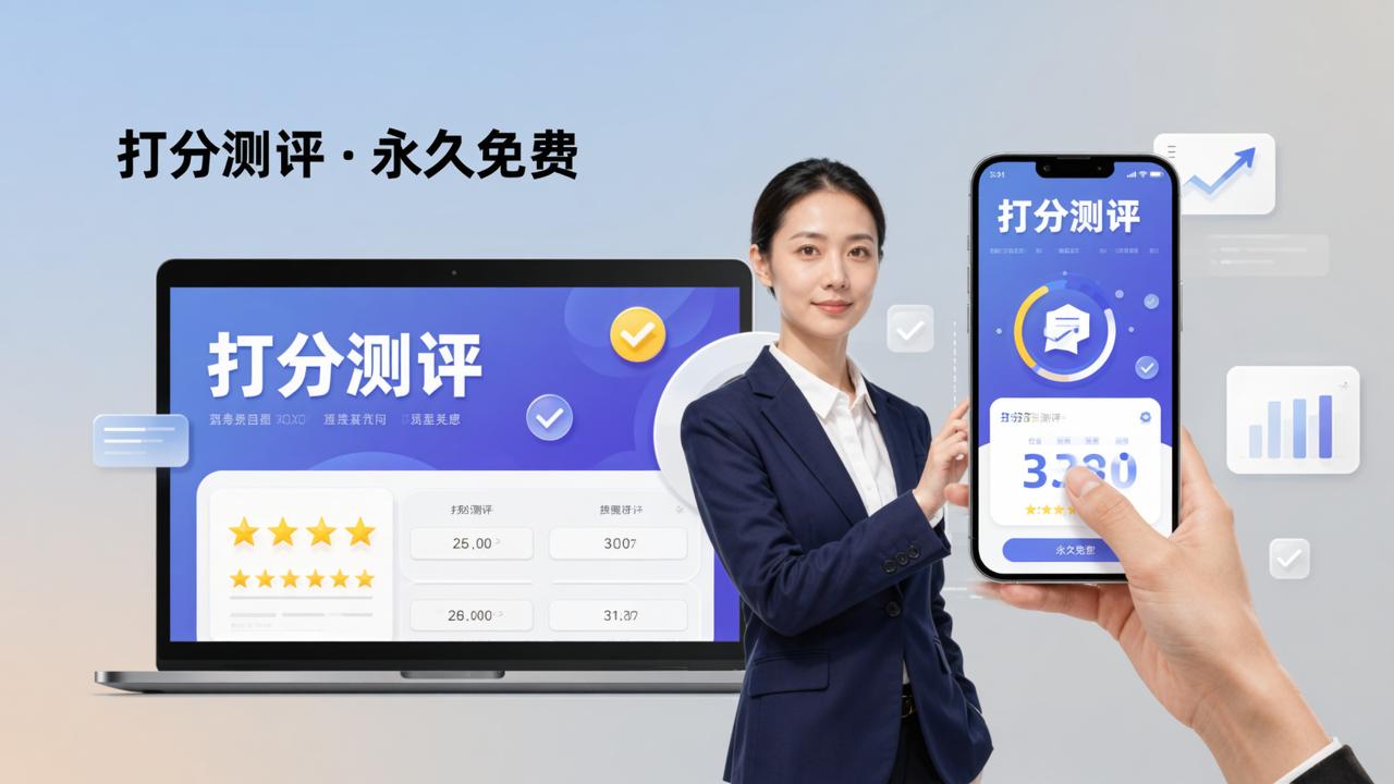 打分测评小程序免费版有哪些功能？「打分测评」免费创建评分表，无限次使用不限人数