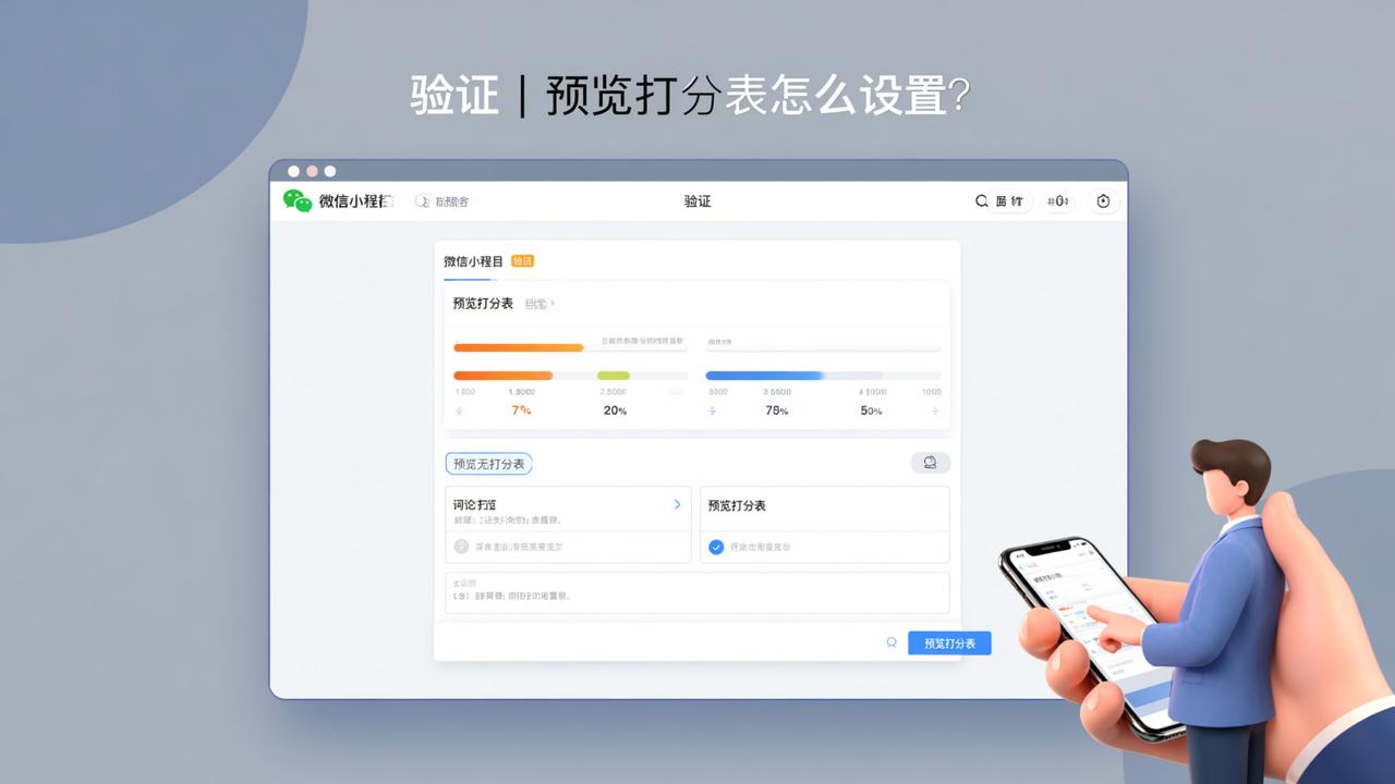 验证测试_打分测评_预览打分表怎么设置？
