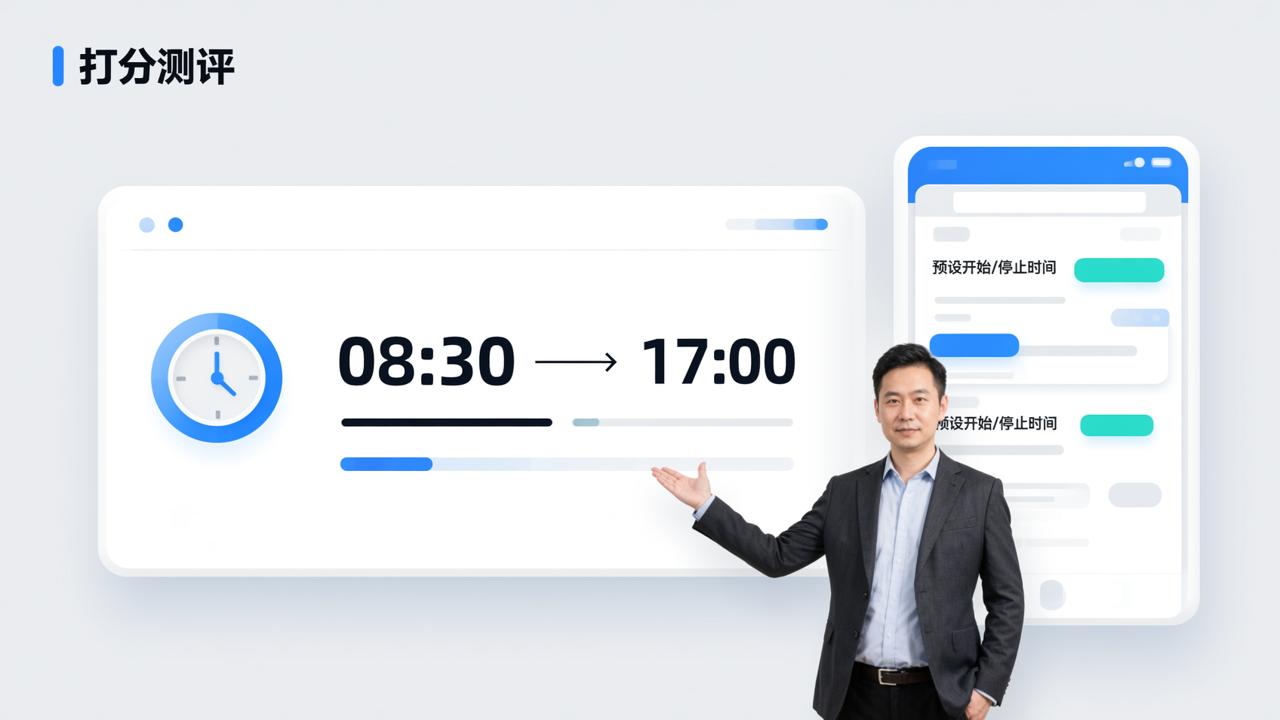 打分表怎么定时开启和关闭？「打分测评」预设开始停止时间，自动控制打分进度
