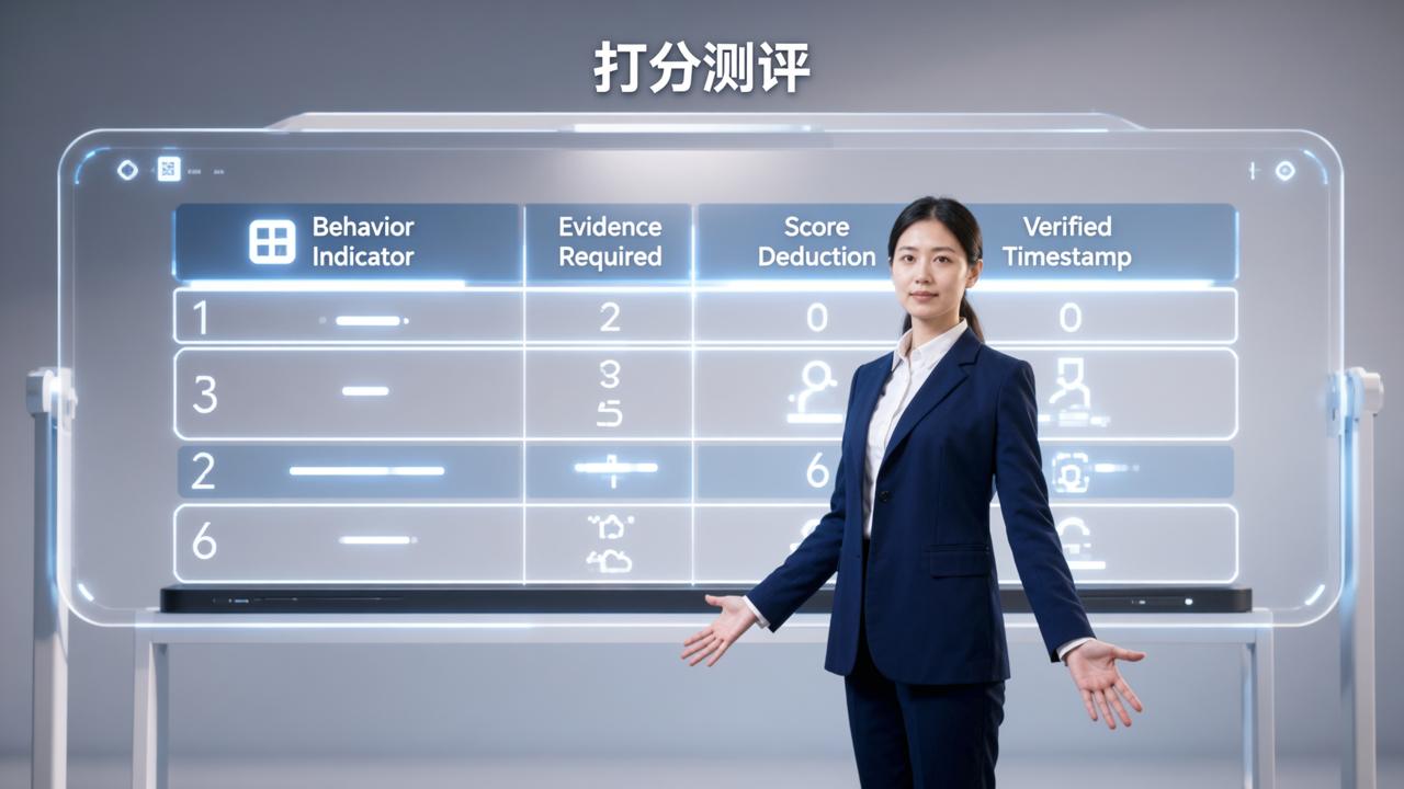 绩效考核评分扣分原因怎么写？「打分测评」设置评分细则，打分更规范