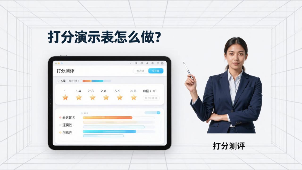 打分演示表怎么做？「打分测评」创建演示打分表，快速体验打分功能