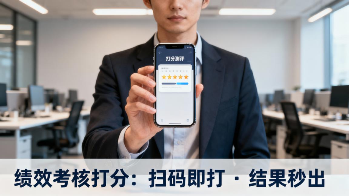 绩效考核打分：打分测评，扫码即打结果秒出