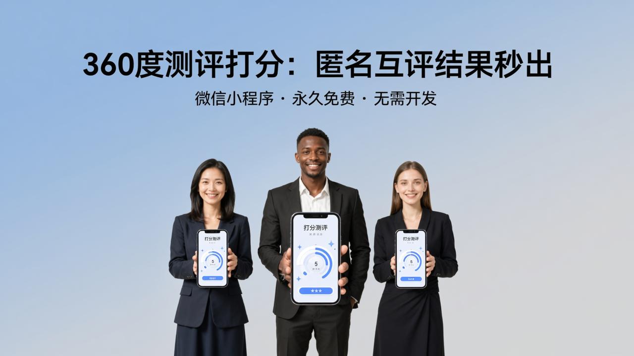 360度测评打分：打分测评，匿名互评结果秒出