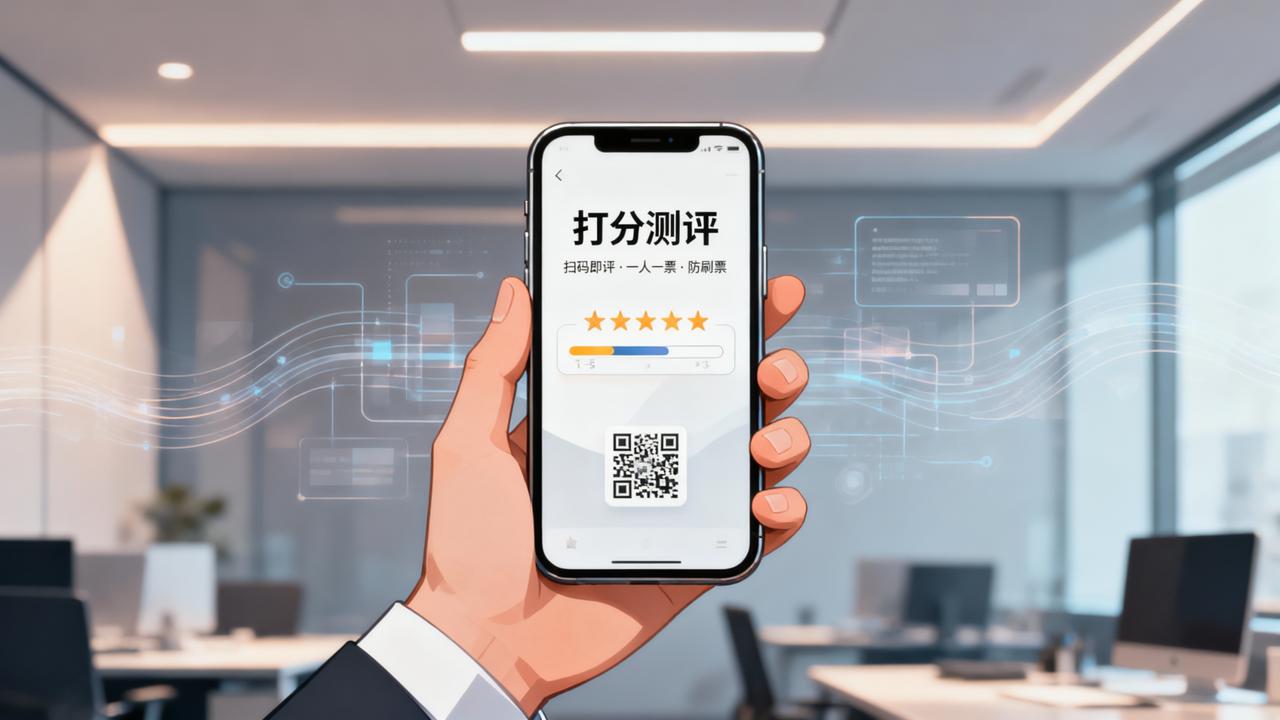 述职评议打分：打分测评，扫码即评防刷票