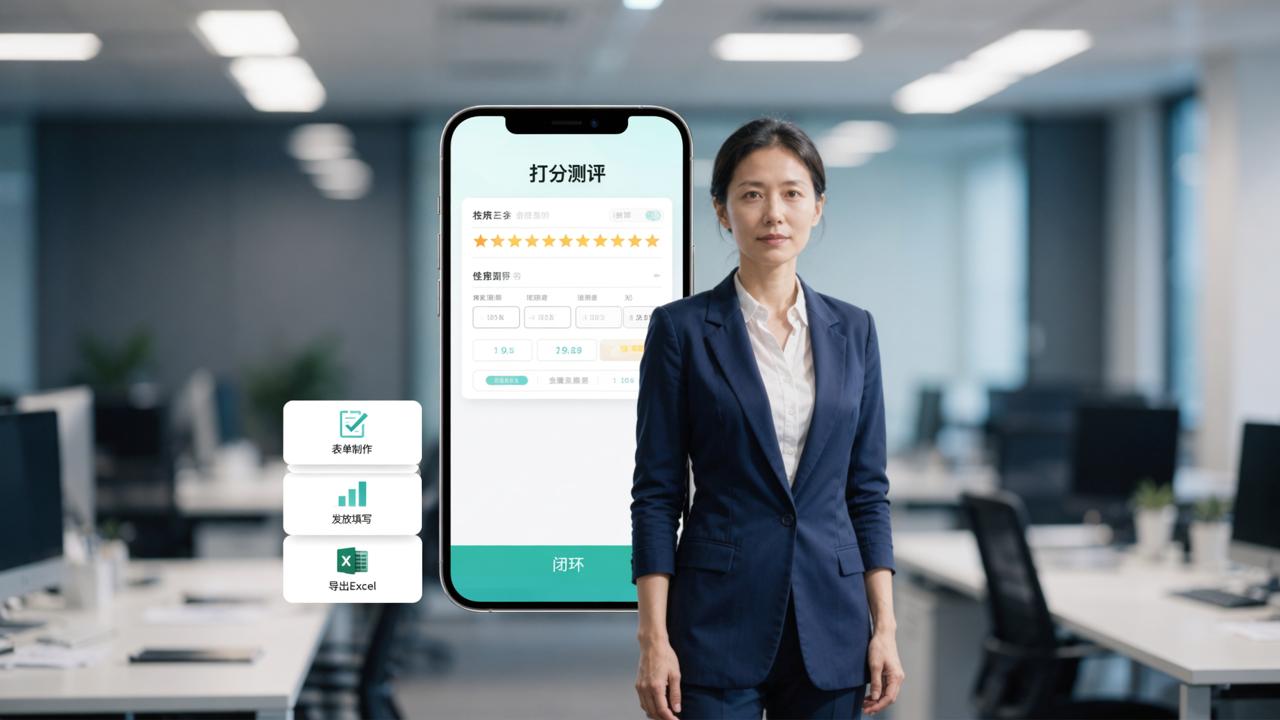 绩效考核怎么打分：打分测评，扫码即打结果自动统计