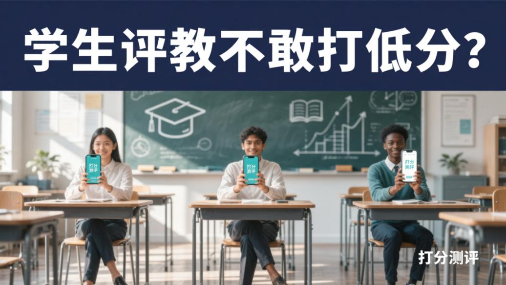 学生评教不敢打低分？打分测评匿名扫码打分，结果只对管理员可见